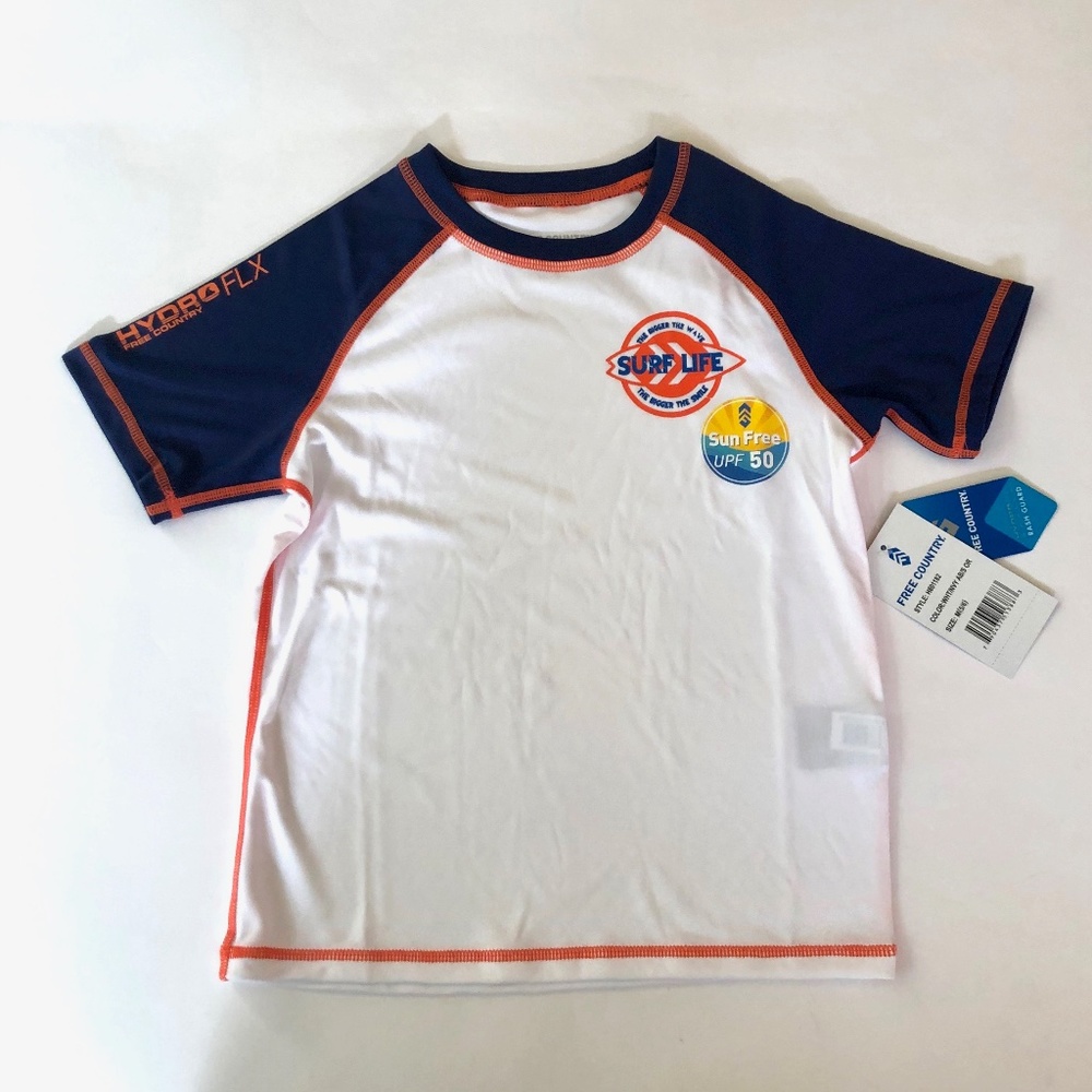 Free Country Boys' Little Surf Life Crew TEE
